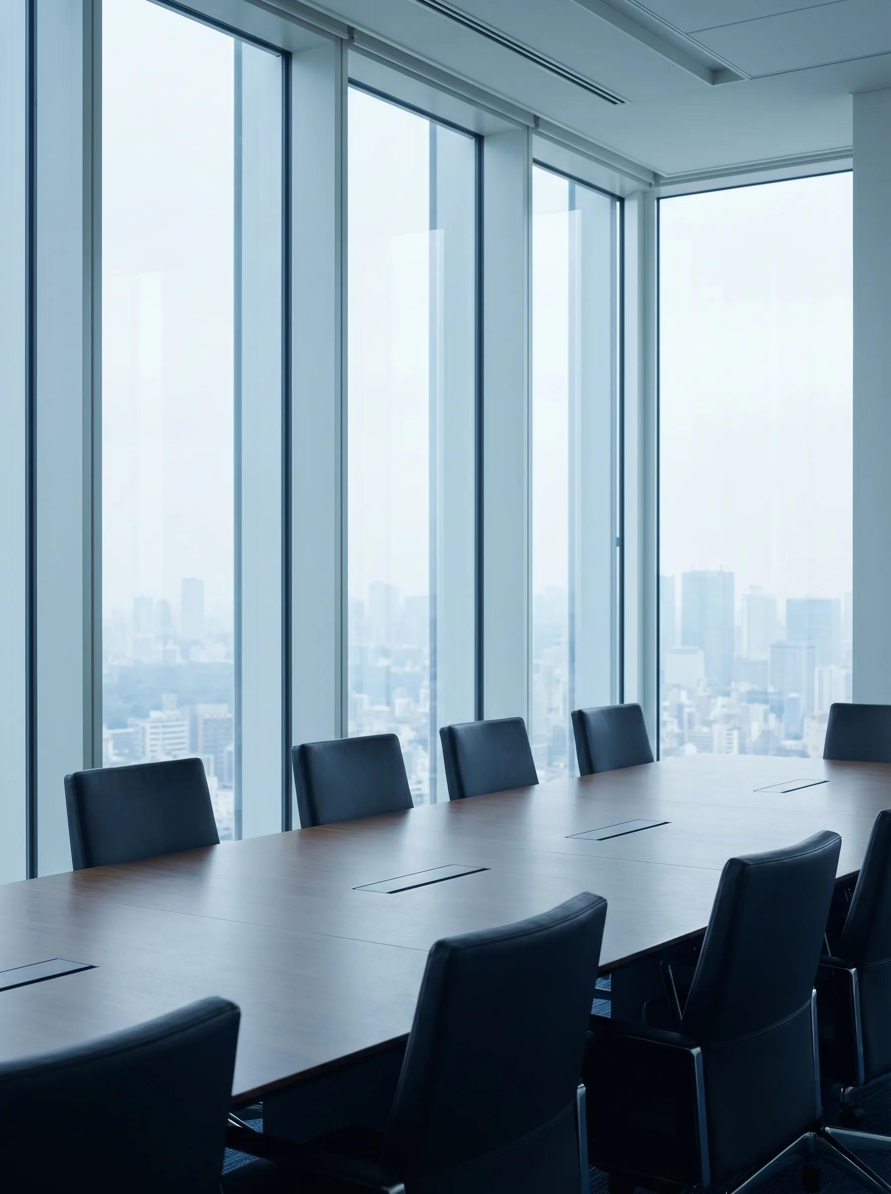 Executive boardroom with Tokyo view